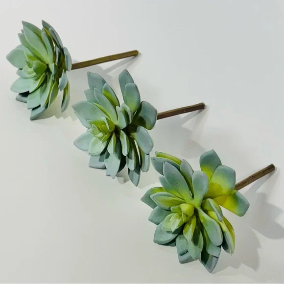 Faux Succulents (3x) - Picture 5 of 9